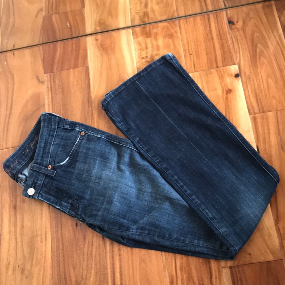 Sevens 7 for All Mankind dark wash flared jeans
